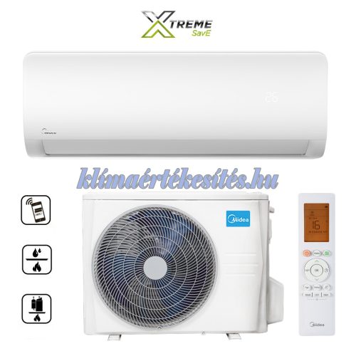 Midea  Xtreme Save oldalfali split klímaberendezés