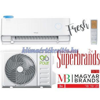   Polar Fresh 3,5 kw inverteres split klíma friss levegő befúvással