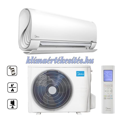 Midea Breezeless+ MSF4-12-SP oldalfali split klíma csomag 3,5 kW